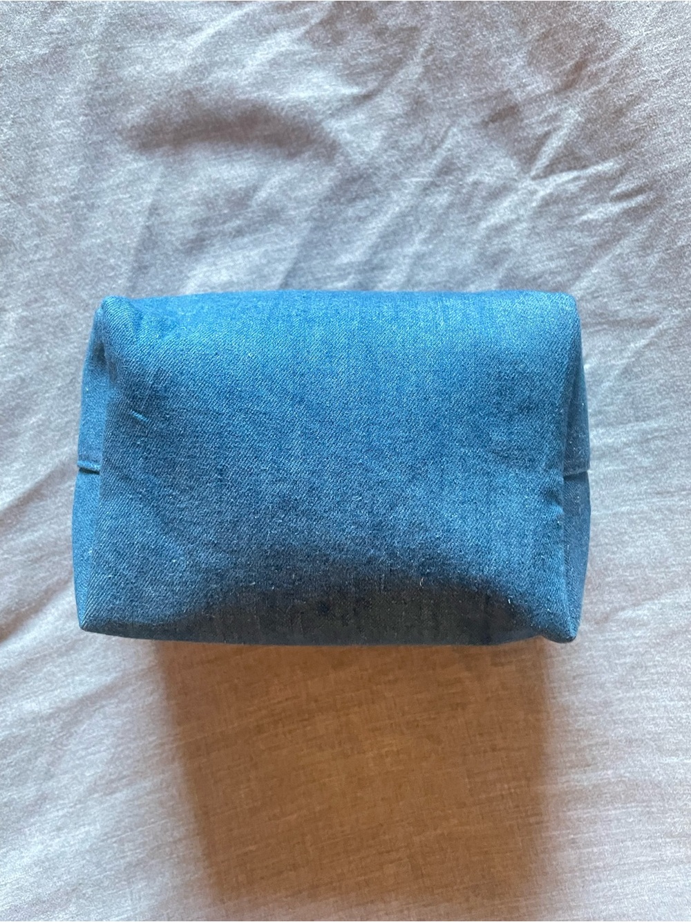 ✨ NEW Dior Beauty Denim Cosmetic Pouch Bag • Plastic On Zipper! 💎 - Picture 3 of 10
